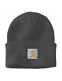Carhartt, Herren, Strickmütze mit Umschlag, Schwarz, OS