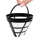 Dauerfilter Kaffee Größe 4, Wiederverwendbarer Kaffeefilter Kegelförmig, 8-12...