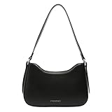 Myhozee Damen Handtasche Klein Schultertasche Schwarz Umhängetasche PU Leder...