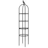 RTWAY Garten Obelisk Spalier Turm Rankhilfe Pflanzenstützen Eisen Metallrahmen...