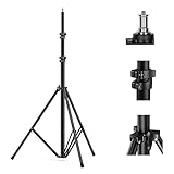 SMALLRIG Beleuchtungsstativ 110'/9.2ft/280cm, luftgepolstertes Lichtstativ mit...