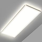 Deckenlampe, Led Deckenleuchte Dimmbar mit Fernbedienung, 24W 2500LM 3000K - 6500K, Flach...
