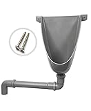 Agande Urinal Urinalbecken Pissoir Wandurinal Wandpissoir Kunststoff PVC, einfach und...
