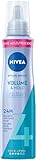 NIVEA Volumen Pflege Schaumfestiger, pflegender Haarschaum mit Hitzeschutz, Panthenol &...
