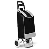 Einkaufstrolley, HOMELUX klappbar, Stabiler Einkaufswagen, große Kapazität,...