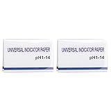 Yheonver 2 SäTze 160 Streifen 1-14 PH Lackmuspapier PH Test Streifen Wasser Kosmetik...