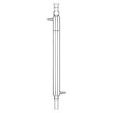 StonyLab Gelenk Liebig Kondensator, Borosilicatglas Liebig Condenser mit 24/40 Joint 400mm...