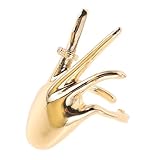 WRITWAA Kreativer Palmenring Ring Im Coolen Stil Verstellbarer Fingerring Retro-ring...