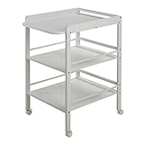 Geuther 4842 Wickelregal Clarissa Breite: 56 cm Wickeltisch 4 Feststellrollen mit Zwei...