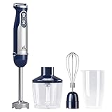 Stabmixer Set 1000 Watt Mit 6 Geschwindigkeiten Einstellbar, Pürierstab...