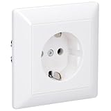 Jung 1520 WW Schuko Steckdose 16 A 250 V Serie AS 500 alpinweiß 250 V