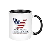 In Memory of Charlie Kirk Kaffeetassen, ein wahrer Patriot CharlieKirk Trinkbecher,...