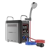 CAMPLUX Nano 3 Liter Gasdurchlauferhitzer Mobiler mit Wasserpumpe & Griff, 12...