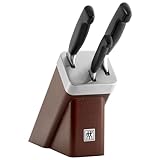 ZWILLING Vier Sterne Selbstschärfender Messerblock, 4-teilig, Messer aus rostfreiem...