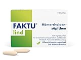 FAKTU lind Zäpfchen: Entzündungshemmende Hamamelis Zäpfchen gegen Hämorrhoiden,...