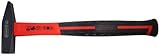 Connex Schlosserhammer - 300 g Kopfgewicht - Robuster Glasfaserstiel - Maximale...
