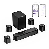 ULTIMEA 7.1ch Soundbar mit Dolby Atmos, 3D Surround Sound System für Heimkino...