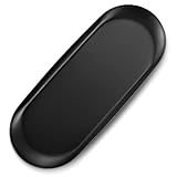 ecooe Edelstahl Deko Tablett Extra groß 30 x 12 cm Servierteller Dekoteller Schwarz...
