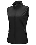 33,000ft Weste Damen Outdoor Leichte Softshell-Weste Ärmellose Jacke Winddichte...