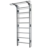 Potenza Sprossenwand mit Klimmzugstange Pull Up Bar Turngeräte Fitness Turnwand...