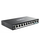 Reolink 8 Ports PoE-Switch, mit 2 Gigabit-Uplink-Ports, bis zu 120W...