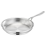 Jamie Oliver by Tefal Cook Smart Bratpfanne 24cm, unbeschichteter Edelstahl,...