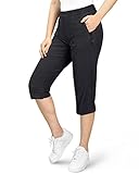 33,000ft Damen 3/4 Hose Capri Wanderhose Stretch Leichte Radhose Taschen Sommer...