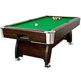 GAMES PLANET 7 ft Billardtisch Premium“ + Zubehör, 9 Farbvarianten, 214x122x82 cm...