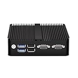 Fanless Mini PC, 12th Gen Alder Lake N100/J6426/J6413, 4 Core Dual LAN 2*COM, 32GB DDR4...