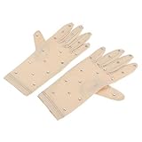 Strass-Handschuhe für Mädchen, 4 Stück, für Eiskunstlauf-Events, dekorative glitzernde...