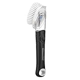 MR.SIGA Spülbürste mit Spülmittelspender, Küchenbürste für Topf, Pfanne, Spüle...