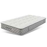 phosir Orthopädische Kaltschaummatratze 90x200 cm, 7-Zonen-Taschenfederkern (434 pcs...