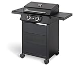 Enders® Elektrogrill eCRAVE 2, mit Gussrost, Grillwagen mit viel Stauraum, SIMPLE...