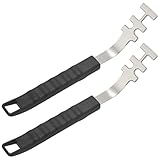 STARTONYOU 2 Stück hitzebeständige Grillrostheber Anti-Verbrühung Grillrost Heber...