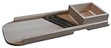 teemando® preiswerter Profi-Krauthobel Gemüsehobel 65 cm mit beweglichem...