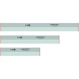 3 tlg. Set - DEWEPRO® Aluminium Trapez Kartätsche - Abziehlatte - Richtscheit...