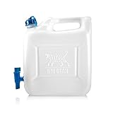 BigDean Wasserkanister 12l Trinkwasserbehälter, Trinkwasserkanister mit Hahn,...