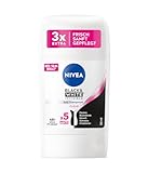 NIVEA Black & White Invisible Deo Stick (50ml), Antitranspirant für ein...