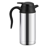 Auto Wasserkocher, 750 Ml 24 V Edelstahl Auto Wasserkocher Boiler Zigarettenanzünder...
