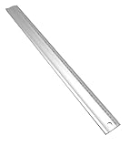 Snyderline® Schneidelineal 60cm aus Aluminium - mm Einteilung, Lineal ruler zum...