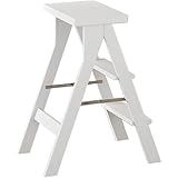 Zusammenklappbarer Bibliotheksleiter aus Holz, wandelbar, zusammenklappbar, Fußhocker,...