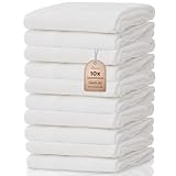 NatureMark® 10er Pack Mulltücher | Mullwindeln | Stoffwindeln 100% Baumwolle | Premium...