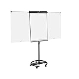 Legamaster 7-153600 Universal Flipchart Triangle Rundfuß, schwarz