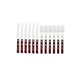Tramontina Steakbesteck Pizzabesteck, 12-teiliges Set, für 6 Personen, Steakbesteckset,...