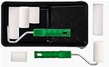 ToolSpace Farbroller Set Lackierwalze 5cm 7cm 11cm - Moltopren Schaumstoff Farbwalzen...