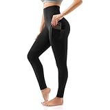 SINOPHANT Sport Leggings Damen mit Taschen, High Waist Sportleggins Lang Blickdicht...