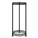 Bamworld Blumenständer Hoch Schwarz – Pflanzenständer aus Metall für Balkon...