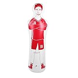 Emoshayoga Aufblasbarer Fußballtrainingsdummy, Tumbler Dummy Freistoßverteidiger PVC...