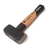 sopomarkt24 Fäustel 1250g mit Hickorystiel – Robuster Hammer nach DIN 6475,...