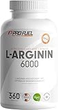 L-Arginin 360 Kapseln vegan - mit 6000 mg hochwertigem L-Arginin aus Fermentation (davon...